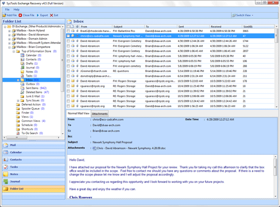 Exchange 2010 Restore EDB File 4.5